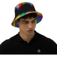 thumbnail image 4 of Funny Bucket Hats for Men Women Summer Beach Fisherman Hat Double Sided Wearing Sun Cap Travel Outdoor Hiking, 4 of 6