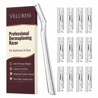 Nylea, Eyebrow Razor Trimmer, 24pk, Stainless Steel, Female