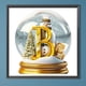 thumbnail image 3 of Pintura de Diamante 5D Wdftyju DIY Taladro Redondo Completo Navidad Bola de Cristal B 50x50cm, 3 of 9