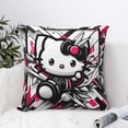 thumbnail image 6 of Hello Kitty Pillow Cover, Square Throw Pillow Cases For Couch Sofa Bed Living Room,Home Decorative, 20"X20", 6 of 9