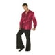 thumbnail image 1 of Camisa RG Disfraz Disco Inferno con Lentejuelas Fucsia Talla Grande, 1 of 1
