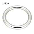 thumbnail image 3 of 2 Pcs Multi-Purpose Metal O Ring Buckle Welded 40x30x5mm for Hardware Bags, 3 of 3