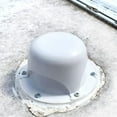 thumbnail image 4 of Homoyoyo RV Vent Covers White PE 1Set Efficient Airflow For Trailer Camper, 4 of 8