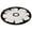 C, variant on Danhjin Bathroom Rugs Non Slip Absorbent Large Round Washable Quick Dry Door Mat for Bathroom
