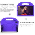 thumbnail image 2 of Dteck Kids Friendly Case for Samsung Galaxy Tab A8 10.5 inch X200/X205/X207,Shockproof Protective Case EVA Handle Kickstand Cover for Galaxy Tab A8 10.5” 2022,Purple, 2 of 6