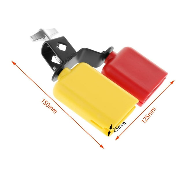 facefd Double Sonnette Montée Noisemaker Accessoire Instrument de Percussion Style B