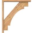 thumbnail image 3 of Ekena Millwork 3 1/2"W x 28"D x 32"H Merced Block Smooth Bracket w/ Offset Brace, Western Red Cedar, 3 of 25
