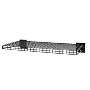 HART 12" x 24" Garage Storage Wire Shelf, Durable Steel, Black, 55 lb. Capacity