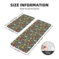 thumbnail image 2 of Xecao Cute Animal Forest Patten Kitchen Rugs and Mats Sets,2 Pieces Non-Slip Washable Rugs, Kitchen Mat for Floor,Suit for Kitchen Decor and Accessories, 2 of 6