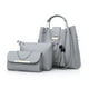 thumbnail image 1 of Set Bolsas Mujer BELUG Borla Moda Cartera Crossbody Tote Hobo Pu Gris, 1 of 3