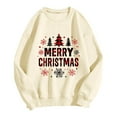 thumbnail image 4 of Womens Sweatshirt Christmas Long Sleeve Crewneck Casual Print Pullover Tops, 4 of 4