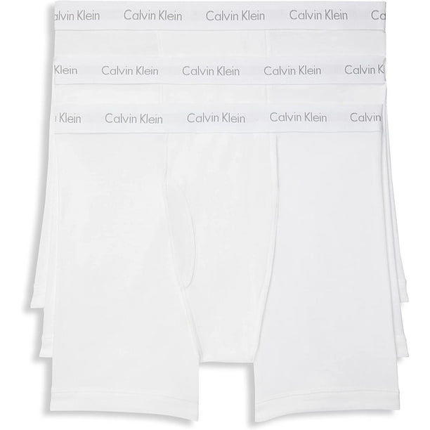 Calvin Klein Mens Big Tall Cotton Classics 3-Pack Boxer Brief 4X-Large  White 