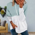 thumbnail image 2 of Women Color Block Hoodies Blouse Tie Dye Long Sleeve Loose Pullover Sweatshirt Fashion Autumn Hoody Shirt with Pocket, 2 of 5