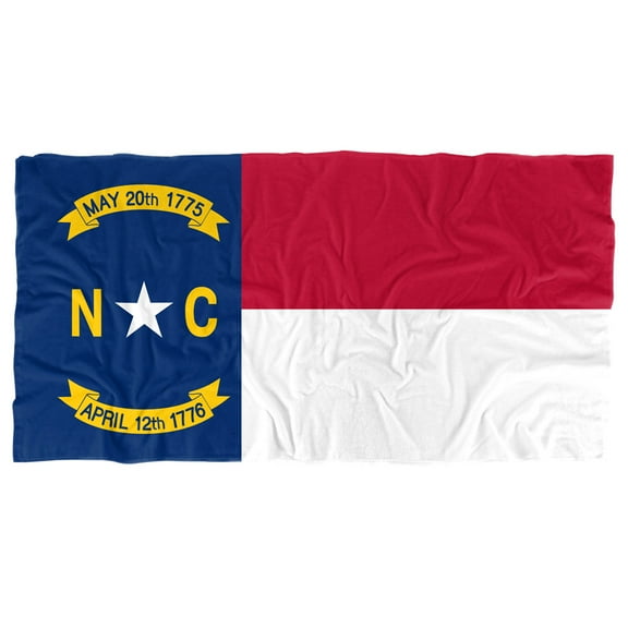 North Carolina Flag Officially Licensed Beach Towel 30' X 60'