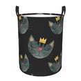 thumbnail image 2 of Uemuo Faces Of The Cat Pattern Circular Laundry Hamper Basket with handles,Collapsible laundry basket,Large capacity laundry hamper,Laundry Organizer-Small, 2 of 8