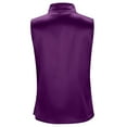 thumbnail image 4 of MIXUE Women Blouses Summer Solid Color Lace Button Down Sleeveless Fashion Casual Vest Womens Tops Activewear,Purple,L, 4 of 7