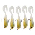 thumbnail image 2 of Single Hook Ice Fishing Artificial Simulation Long Shot Winter Lure Bait Fishing Tackle With Hook5#, 2 of 8