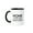 Black/White, variant on 3drose, Honk If You Love Peace and Quiet, 11oz Two-tone Blue Mug