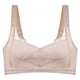thumbnail image 5 of Sujetador push-up sin aros para mujer, ajustable, transpirable, fino, con copa de cristal, talla grande, pecho grande, sujetador pequeño, 5 of 6