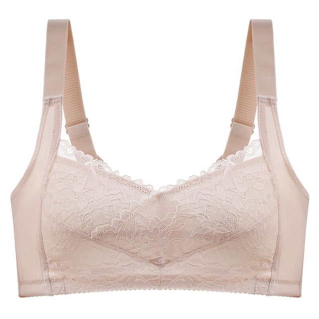 Sujetador push-up sin aros para mujer, ajustable, transpirable, fino, con copa de cristal, talla grande, pecho grande, sujetador pequeño