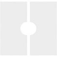 thumbnail image 4 of 12"OD x 3"ID x 4"C x 1"P Knox Architectural Grade PVC Contemporary Ceiling Medallion, Two Piece, 4 of 11