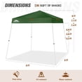thumbnail image 3 of EAGLE PEAK 8 x 8 Slant Leg Lightweight Instant Canopy Tent, 3 of 8
