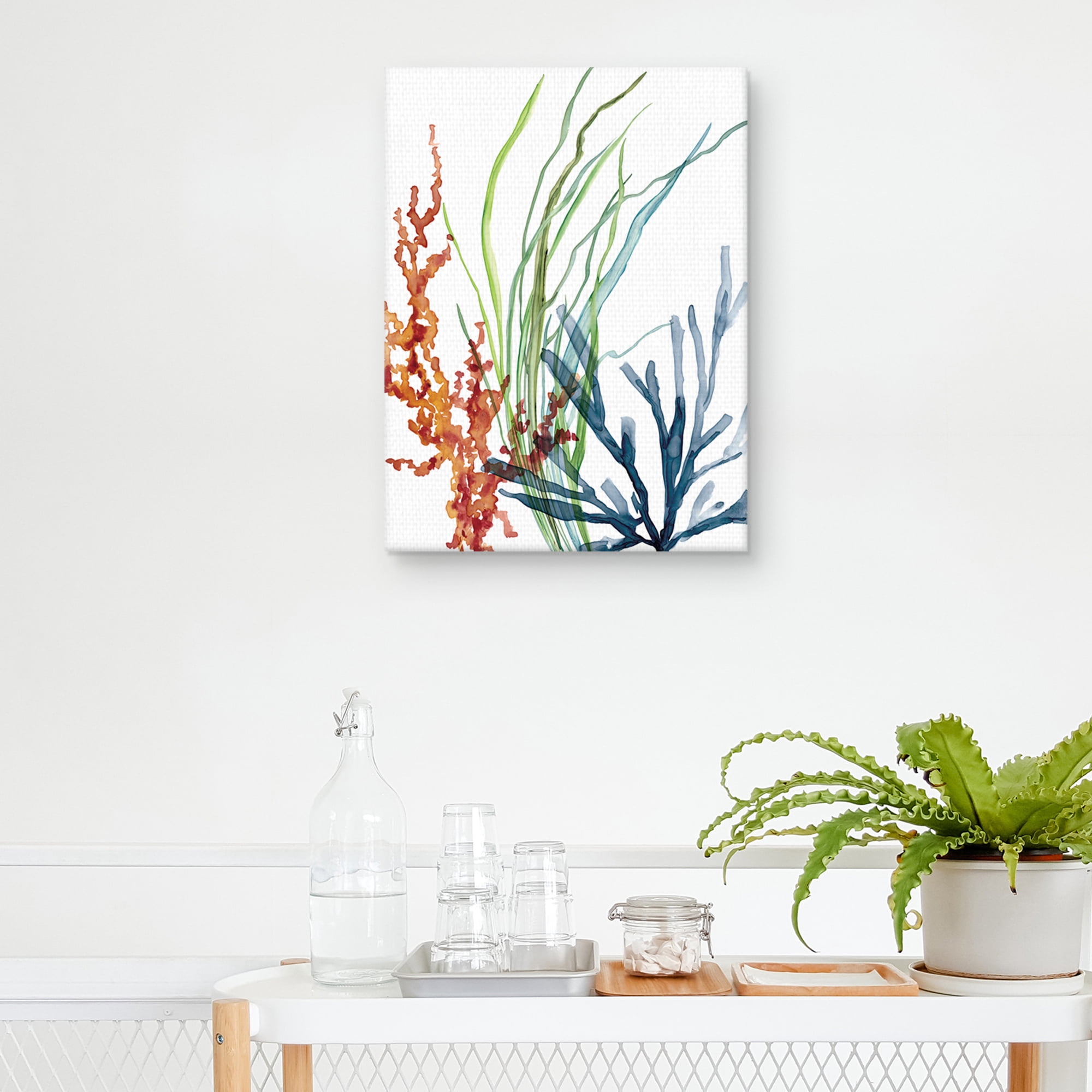 Masterpiece Art Gallery Ocean Magic I Marine Botanical by Carol Robinson Canvas Art Print