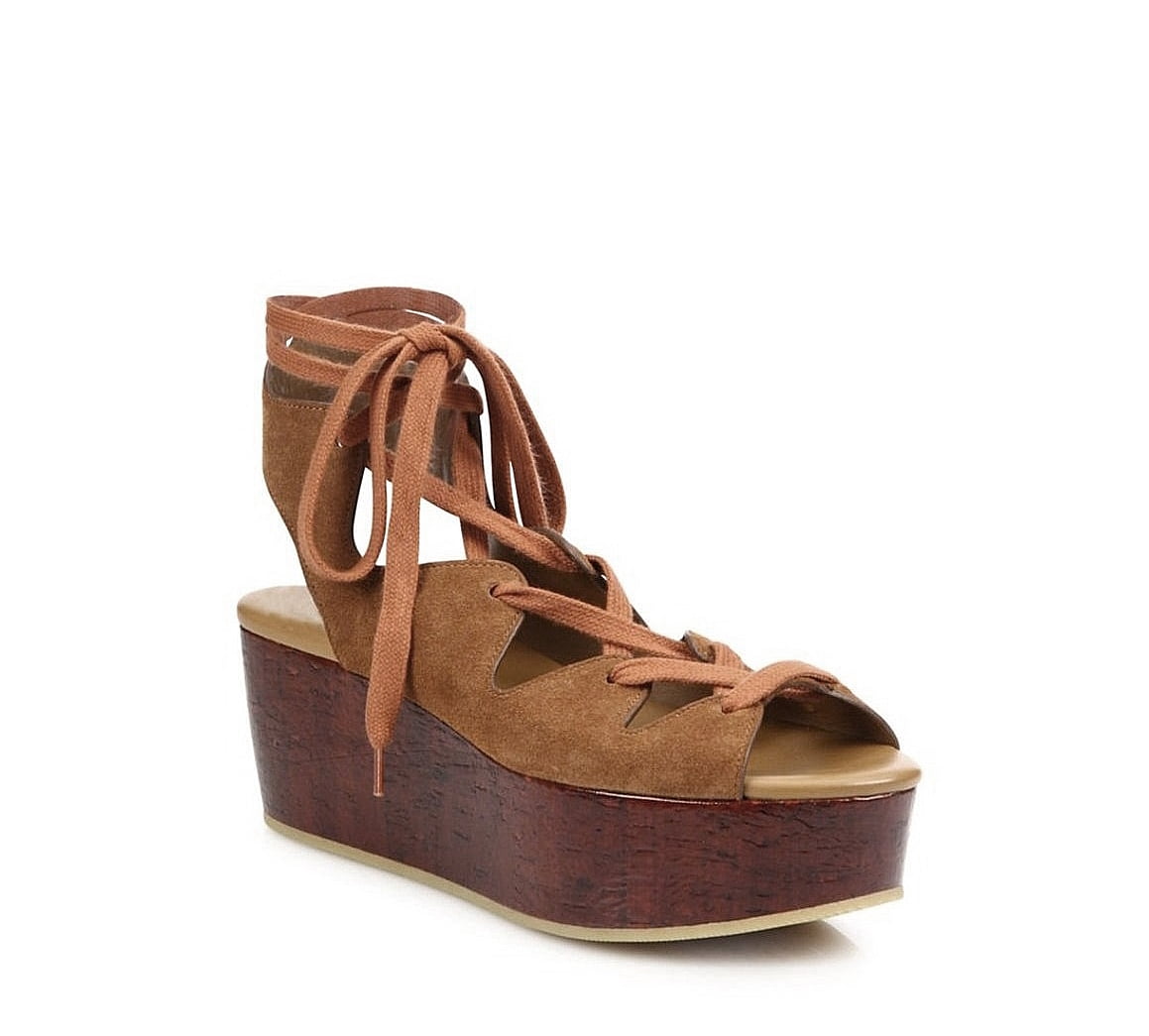 See by Chloe - See by Chloe | Platform Wedge Sandals | Brown - Walmart.com - Walmart.com