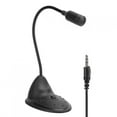 thumbnail image 1 of Fyydes Microphone Filaire, ABS Noir Directivité Omnidirectionnelle 3,5 Mm Plug Réglable Tube Filaire Ordinateur Portable Microphone, Ordinateurmicrophone, 1 of 8