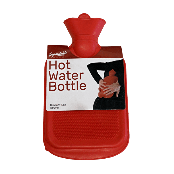 Hot Water Bottle Jumbo 100ML Natural Rubber BPA FreeDurable Hot Compress and Heat Therapy 800Ml