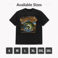 thumbnail image 7 of Vintage Christian Fishing Washed T-Shirt, Unisex Classic Fit, Heavyweight Cotton, Front Graphic, 7 of 7