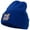 Royal, variant on US Coast Guard Anchors Logo Embroidered Long Beanie - Royal OSFM