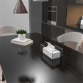 thumbnail image 3 of Clear Acrylic Tissue Box Holder with Cover Tissue Dispenser Box Case for Countertop,Clear Plastic Dryer Sheet A, 3 of 5