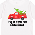 thumbnail image 4 of Inktastic I'll Be Home for Christmas Truck with Tree Boys or Girls Long Sleeve Toddler T-Shirt, 4 of 5