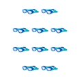 thumbnail image 1 of Gafas de natación Clear View alta definición Azul 10Conjunto Yuarrent, 1 of 6