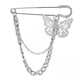 thumbnail image 1 of Broche de cadena larga Strade Fareast Limited para Trajes hombres Mujeres Chica Estudiante Aleación Mariposa, 1 of 8