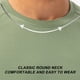 thumbnail image 4 of Camisas atléticas para hombres Camisa de entrenamiento de manga corta grande y alta para hombres Camisetas para correr de ajuste holgado de secado rápido (verde) Zhivalor BST3004335-1, 4 of 6