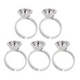 thumbnail image 1 of Cepillo de limpieza de esponja facial eléctrico Jadeshay Taza con anillo para tinta de tatuaje Acero inoxidable Plata 5PCS, 1 of 8