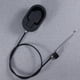thumbnail image 5 of 3 piezas de repuesto para manijas reclinables, manijas de aluminio negro de metal con cable, palanca de liberación para sofá o sillón reclinable, 5 of 7