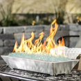 thumbnail image 2 of miduoudo-10 pounds Fire Glass for Propane Gas Fire Pit, 1/2-Inch High Luster Fireplace Glass Rocks for Fire Pit Table, Crystal, 2 of 4