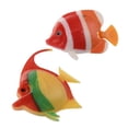 thumbnail image 4 of Artificial Multi-colored Plastic Fish Ornament 5Pcs for Aquarium, 4 of 4