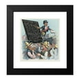 thumbnail image 2 of John Samuel Pughe 20x22 Black Modern Framed Museum Art Print Titled - The Financial Fakir Fooling the Farmers (1895), 2 of 5