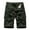 Green Cargo Shorts, variant on HOOMEUMY Men's Shorts Cotton Multi-Pocket Straight Loose Fit Summer Shorts Military Army Green Cargo Shorts Green L
