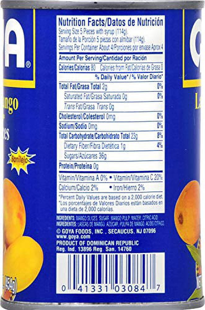 (3 pack) Goya Mango Slices in Syrup and Pulp, 16 oz