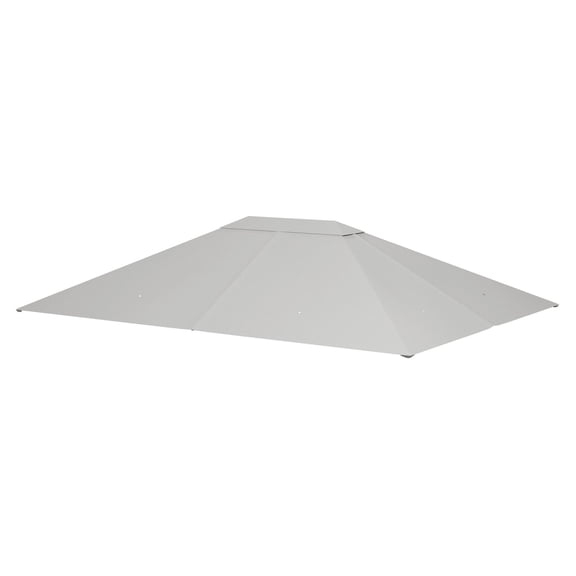 Gazebo Canopy Top Replacement 10x13 - Light Platinum - UV30 Protection - PA Coated Polyester - Quick Setup - Fits 84C-116 Series