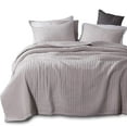 Kasentex Quilt Set Soft Bedspread Light Weight, Stone Washed, Down