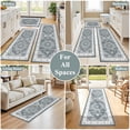 thumbnail image 3 of MeyJey Kitchen Rug Set 3 Piece, Non Slip Machine Washable Mats for Home Floor and Living Room，Gray, 3 of 14
