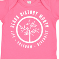 thumbnail image 4 of Inktastic Life Freedom Diversity Black History Month Badge with Tree Boys or Girls Baby Bodysuit, 4 of 5