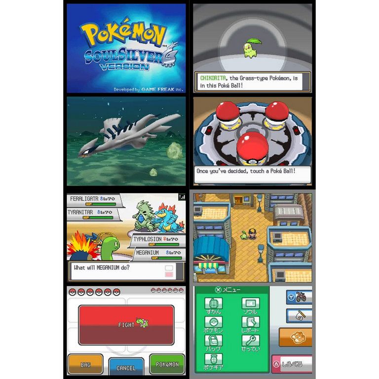 NDS Game US Version of Pokemon SoulSilver DS for NDS NDSI 3DS 