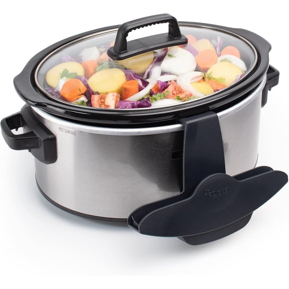 Slow Cooker Lid Holder | Fits Most Cookers Keeps Countertops Clean Crock Pot Kitchen Organizer Works With Crocks